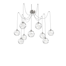 Hammerton SCB0047-09-BS-OC-C01-E2 - Terra Round 9pc Swag Multi-Pendant