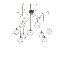 Hammerton SCB0047-09-FB-OC-C01-E2 - Terra Round 9pc Swag Multi-Pendant