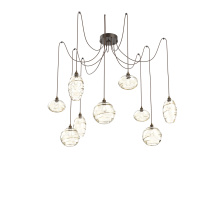 Hammerton SCB0048-09-FB-OA-C01-E2 - Misto Round 9pc Swag Multi-Pendant