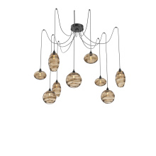 Hammerton SCB0048-09-MB-OB-C01-E2 - Misto Round 9pc Swag Multi-Pendant