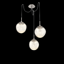 Hammerton SCB0066-03-BS-GA-C01-L1 - Aster Round 3pc Swag Multi-Pendant (LED)
