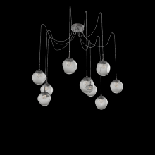 Hammerton SCB0066-09-GP-ZS-C01-L3 - Aster Round 9pc Swag Multi-Pendant (LED)