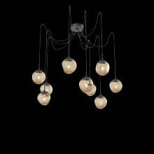 Hammerton SCB0066-09-MB-GB-C01-L3 - Aster Round 9pc Swag Multi-Pendant (LED)