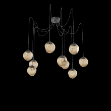 Hammerton SCB0066-09-MB-ZB-C01-L1 - Aster Round 9pc Swag Multi-Pendant (LED)