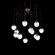 Hammerton SCB0066-12-FB-GC-C01-L1 - Aster Round 12pc Swag Multi-Pendant (LED)