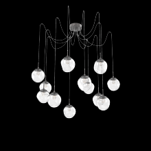 Hammerton SCB0066-12-GP-FC-C01-L1 - Aster Round 12pc Swag Multi-Pendant (LED)