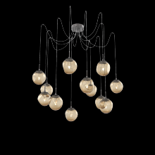 Hammerton SCB0066-12-GP-GB-C01-L3 - Aster Round 12pc Swag Multi-Pendant (LED)
