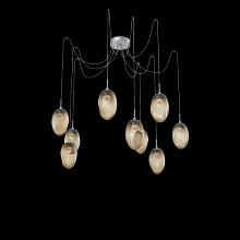 Hammerton SCB0067-09-CS-FB-C01-L3 - Meteo Round 9pc Swag Multi-Pendant (LED)