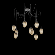Hammerton SCB0067-09-GP-FB-C01-L1 - Meteo Round 9pc Swag Multi-Pendant (LED)