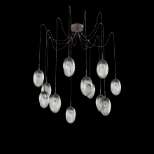 Hammerton SCB0067-12-FB-ZS-C01-L3 - Meteo Round 12pc Swag Multi-Pendant (LED)