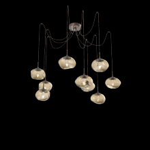 Hammerton SCB0068-09-BB-GB-C01-L1 - Nova Round 9pc Swag Multi-Pendant (LED)
