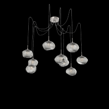 Hammerton SCB0068-09-BS-ZS-C01-L3 - Nova Round 9pc Swag Multi-Pendant (LED)