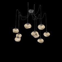 Hammerton SCB0068-09-MB-FB-C01-L3 - Nova Round 9pc Swag Multi-Pendant (LED)