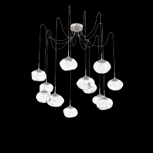 Hammerton SCB0068-12-BS-ZC-C01-L1 - Nova Round 12pc Swag Multi-Pendant (LED)