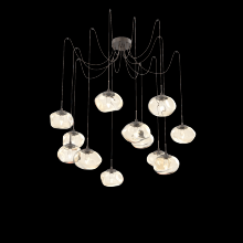 Hammerton SCB0068-12-FB-GA-C01-L3 - Nova Round 12pc Swag Multi-Pendant
