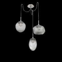 Hammerton SCB0069-03-BS-FS-C01-L3 - Cosmos Round 3pc Swag Multi-Pendant (LED)