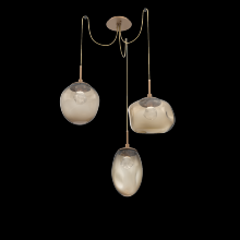 Hammerton SCB0069-03-NB-ZB-C01-L1 - Cosmos Round 3pc Swag Multi-Pendant (LED)