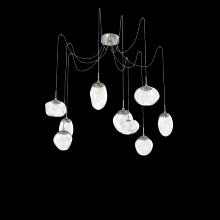 Hammerton SCB0069-09-BS-ZC-C01-L1 - Cosmos Round 9pc Swag Multi-Pendant (LED)