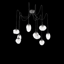 Hammerton SCB0069-09-GP-FC-C01-L3 - Cosmos Round 9pc Swag Multi-Pendant (LED)