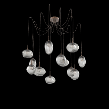 Hammerton SCB0069-12-BB-ZS-C01-L3 - Cosmos Round 12pc Swag Multi-Pendant (LED)