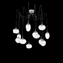 Hammerton SCB0069-12-CS-ZC-C01-L1 - Cosmos Round 12pc Swag Multi-Pendant (LED)