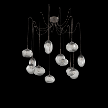 Hammerton SCB0069-12-FB-ZS-C01-L3 - Cosmos Round 12pc Swag Multi-Pendant (LED)