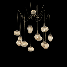 Hammerton SCB0069-12-GB-GB-C01-L3 - Cosmos Round 12pc Swag Multi-Pendant (LED)