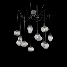 Hammerton SCB0069-12-GP-GS-C01-L1 - Cosmos Round 12pc Swag Multi-Pendant (LED)