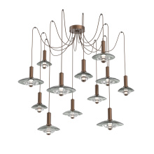 Hammerton SCB0098-12-BB-SG-C01-L3 - Cirrus Swag 12pc Multi-Pendant