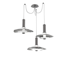 Hammerton SCB0099-03-GP-00-C01-L3-WI - Cumulus Round 3pc Swag Multi-Pendant Chandelier