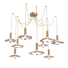 Hammerton SCB0099-09-NB-00-C01-L3-WI - Cumulus Round 9pc Swag Multi-Pendant Chandelier