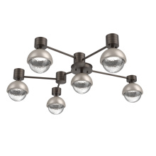 Hammerton SMB0093-H6-FB-C-L1-BS - Cabochon Flush Mount Wall Sconce Flat Bronze