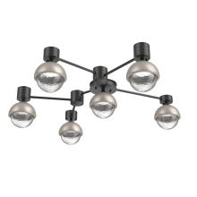 Hammerton SMB0093-H6-MB-C-L1-BS - Cabochon Flush Mount Wall Sconce Matte Black