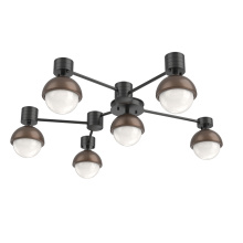 Hammerton SMB0093-H6-MB-WL-L3-BB - Cabochon Flush Mount Wall Sconce Matte Black