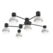 Hammerton SMB0093-H6-MB-WL-L3-WM - Cabochon Flush Mount Wall Sconce Matte Black
