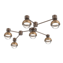 Hammerton SMB0093-HL-BB-C-L1-NB - Cabochon Flush Mount Wall Sconce Burnished Bronze