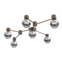 Hammerton SMB0093-HL-BB-S-L1-CS - Cabochon Flush Mount Wall Sconce Burnished Bronze