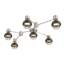 Hammerton SMB0093-HL-BS-A-L1-MB - Cabochon Flush Mount Wall Sconce Beige Silver