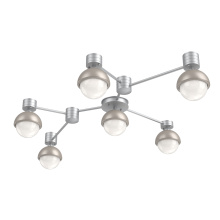 Hammerton SMB0093-HL-CS-WL-L3-BS - Cabochon Flush Mount Wall Sconce Classic Silver
