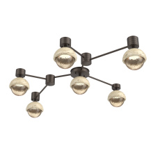 Hammerton SMB0093-HL-FB-A-L1-TR - Cabochon Flush Mount Wall Sconce Flat Bronze