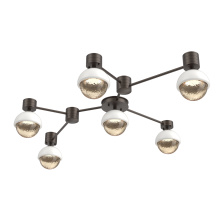 Hammerton SMB0093-HL-FB-A-L3-WI - Cabochon Flush Mount Wall Sconce Flat Bronze