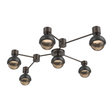 Hammerton SMB0093-HL-FB-B-L3-MB - Cabochon Flush Mount Wall Sconce Flat Bronze