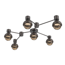 Hammerton SMB0093-HL-GP-B-L1-FB - Cabochon Flush Mount Wall Sconce Graphite