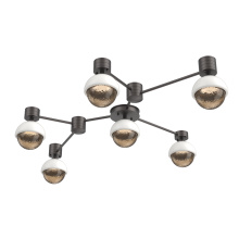 Hammerton SMB0093-HL-GP-B-L1-WI - Cabochon Flush Mount Wall Sconce Graphite