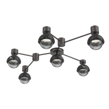Hammerton SMB0093-HL-GP-S-L1-BM - Cabochon Flush Mount Wall Sconce Graphite