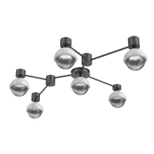 Hammerton SMB0093-HL-GP-S-L3-WM - Cabochon Flush Mount Wall Sconce Graphite