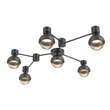 Hammerton SMB0093-HL-MB-A-L1-GP - Cabochon Flush Mount Wall Sconce Matte Black