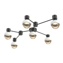Hammerton SMB0093-HL-MB-A-L3-WI - Cabochon Flush Mount Wall Sconce Matte Black