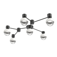 Hammerton SMB0093-HL-MB-C-L1-WI - Cabochon Flush Mount Wall Sconce Matte Black