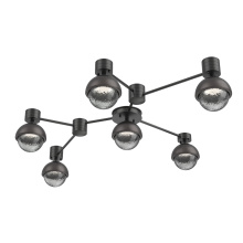 Hammerton SMB0093-HL-MB-S-L1-GP - Cabochon Flush Mount Wall Sconce Matte Black